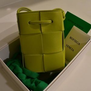 Bottega Veneta Mini Bucket bag. lime